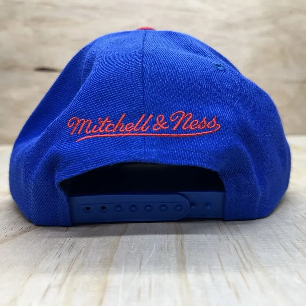 NEW Denver Nuggets Mitchell Ness Hardwood Classics 2 Tone Snapback Hat Cap